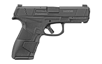 Mossberg 89016 MC2c  9mm Luger 3.90 13+1,15+1 Matte Black Black Stainless Steel DLC with Angled Serrations Slide Aggressive Textured Black Polymer Grip