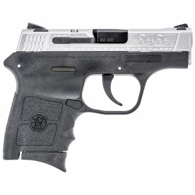 Smith & Wesson 10110 M&P Bodyguard 380 ACP 6+1 2.75 Barrel, Matte Black Polymer Frame, Matte Silver Stainless Steel Engraved Slide,  Polymer Grip, Manual Safety