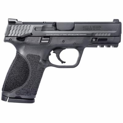 Smith & Wesson 11686 M&P M2.0 Compact 9mm Luger 4 15+1 Black Black Armornite Stainless Steel Slide Black Interchangeable Backstrap Grip