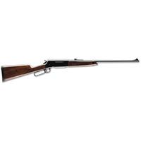 Browning 034006120 BLR Lightweight 81 358 Win 4+1 20 Polished Blued Steel Barrel & Alloy Receiver, Grade 1 Gloss Black Walnut Stock, Optics Ready