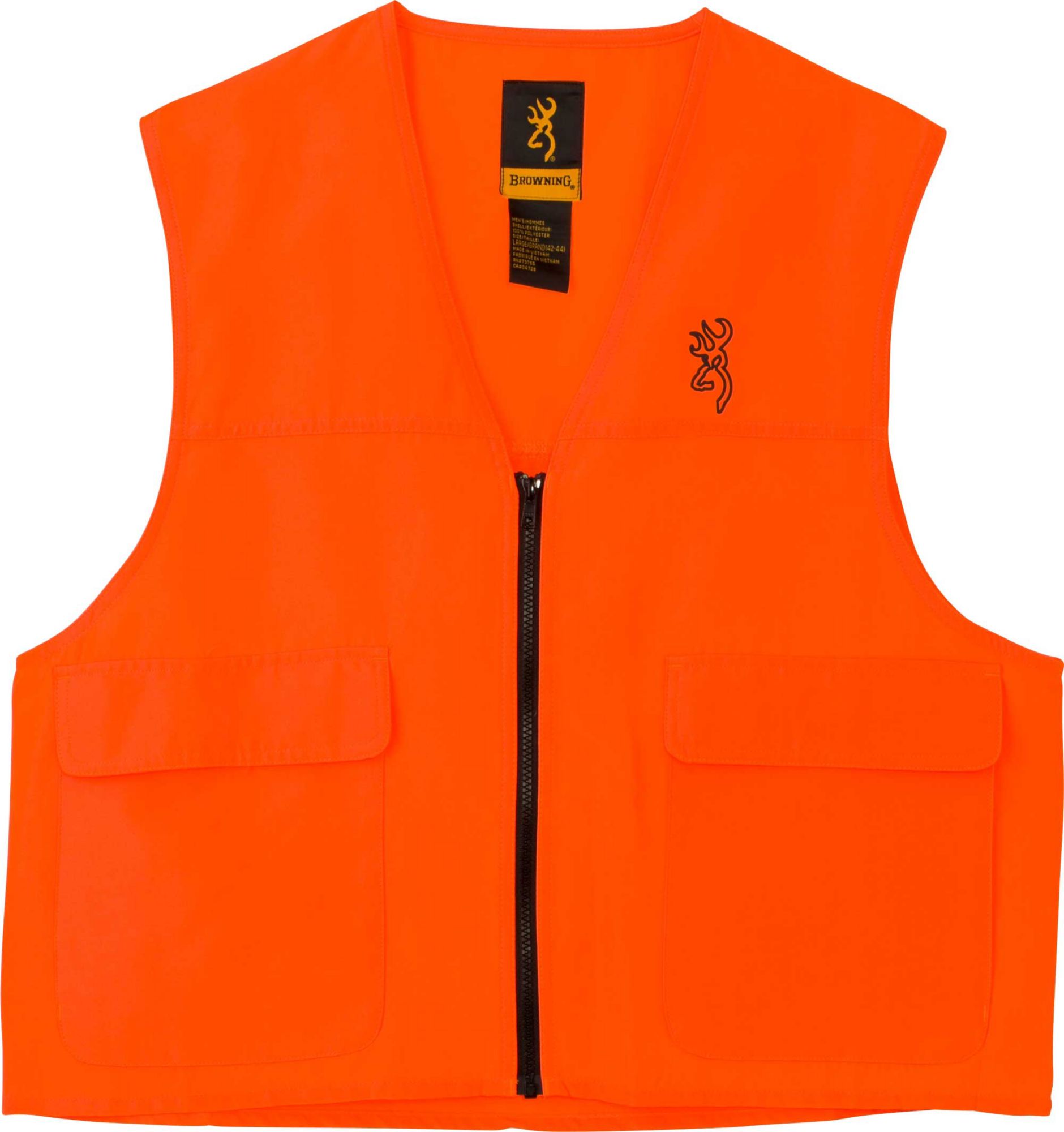 BG SAFETY VEST BUCK MARK LOGO