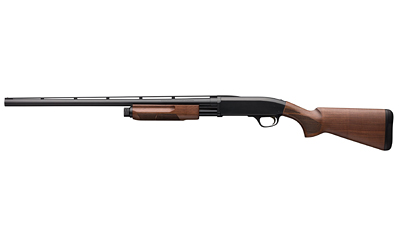 Browning 012286605 BPS Field 20 Gauge 26 Barrel 3 4+1, Blued Barrel & Receiver, Satin Black Walnut Stock With Textured Gripping Surface, Bottom Ejection & Loading