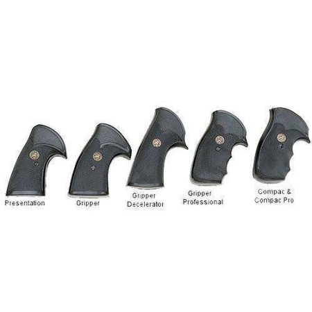 Pachmayr 05067 Gripper Grip Checkered Black Rubber with Finger Grooves for Ruger Super Blackhawk