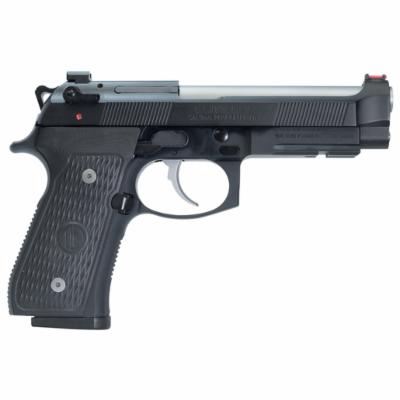 Beretta USA J92G9LTTM 92G Elite LTT 9mm Luger Caliber with 4.70 Barrel, 18+1 Capacity, Overall Black Finish Steel, Picatinny Rail Frame, Forward Serrated Bruniton Finish Slide & Texture Polymer Grip