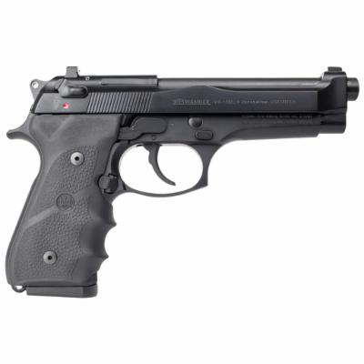 Beretta USA J92F700CA 92FS Brigadier *CA Compliant 9mm Luger, 4.90 Barrel, 10+1, Black Alloy Frame, Serrated Bruniton Finish Steel Slide &  Hogue Wraparound Rubber Grip