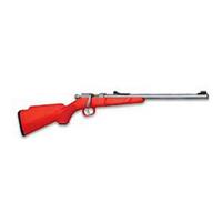 Henry H005S Mini Bolt  22 Short, 22 Long or 22 LR Caliber with 1rd Capacity, 16.25 Barrel, Stainless Steel Metal Finish & Orange Synthetic Stock Right Hand (Youth)