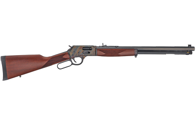 Henry H012GMCC Big Boy Side Gate 357 Mag Caliber with 10+1 Capacity, 20 Blued Barrel, Color Case Hardened Metal Finish & American Walnut Stock, Right Hand (Full Size)