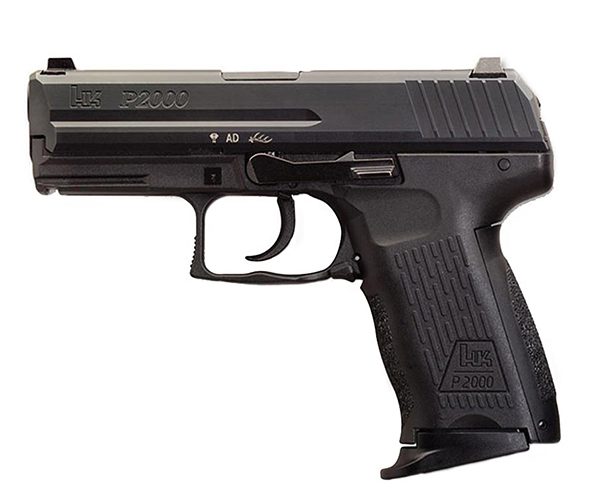 HK 81000052 P2000 V3 SA/DA 40 S&W 3.66 10+1 (3) Black Black Interchangeable Backstrap Night Sights