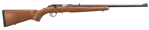 Ruger 8329 American Rimfire  22 LR 10+1 22 Barrel, Satin Blued Alloy Steel, Williams Gun Sight Co. Fiber Optic Front Sight, Wood Stock, Accepts All 10/22 Magazines