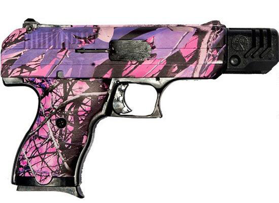 Hi-Point CF380PI Model CF  380 ACP Caliber with 3.50 Barrel, 8+1 Capacity, Overall Hydro-Dipped Country Girl Camo Finish, Serrated Steel Slide & Polymer Grip