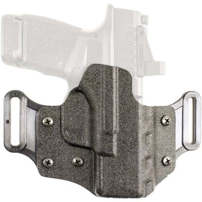 DeSantis Gunhide 195KA8WZ0 Veiled Partner  OWB Black Kydex Belt Slide Fits Springfield Prodigy w/wo Red Dot Fits 4.25-5 Barrel Right Hand