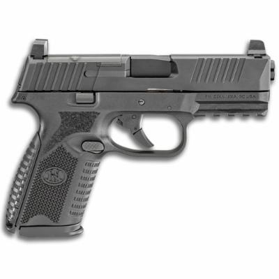 FN 66100588 509 Midsize MRD 9mm Luger 4 Barrel 10+1, Matte Black Polymer Frame With Mounting Rail, Optic Cut Matte Black Stainless Steel Slide, No Manual Safety, Optics Ready