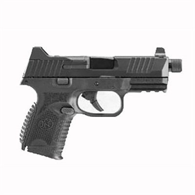 FN 66100782 509 Compact Tactical 9mm Luger 4.32 Threaded Barrel 12+1 Or 24+1, Matte Black Polymer Frame With Mounting Rail, Optic Cut Matte Black Stainless Steel Slide, Optics Ready