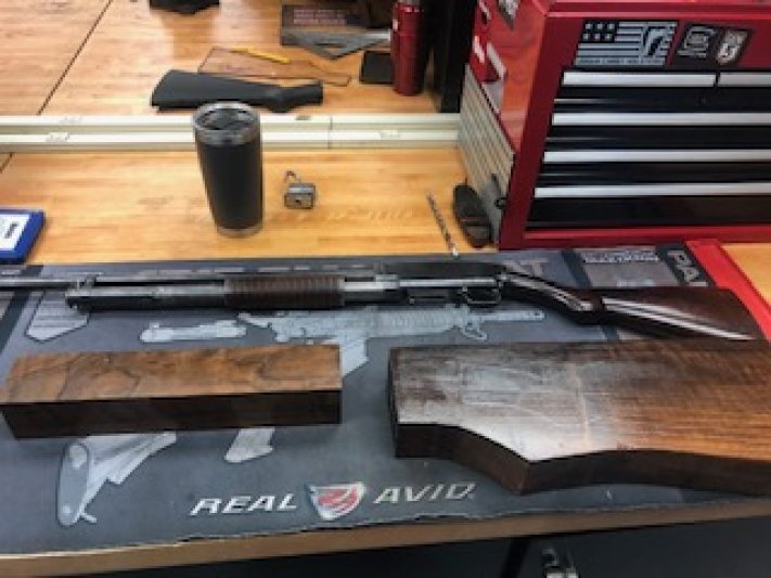 Winchester Model 12 Restocking and High Gloss Bluing 