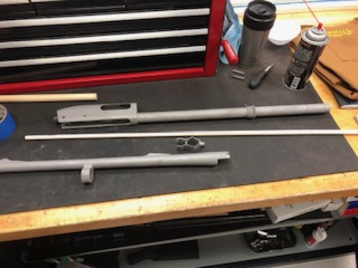 Remington 870 Parkerizing, Porting and Accessory Installation 