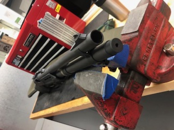 Remington 870 Parkerizing, Porting and Accessory Installation 