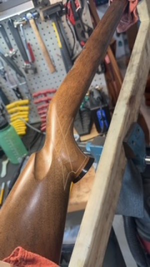 Weatherby Mark XII Restocking and Checkering 