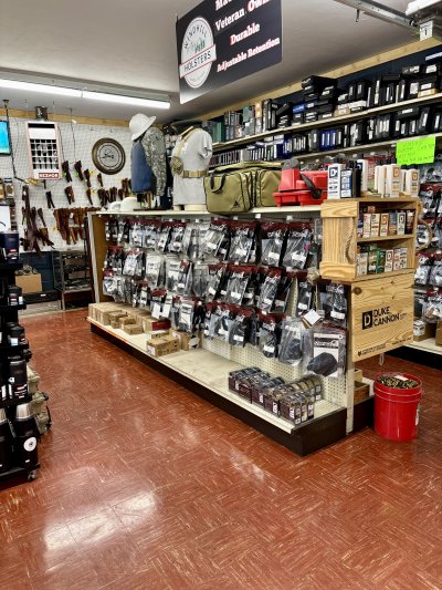 Store shelves 