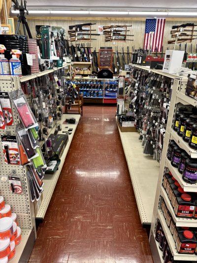 Store shelves 