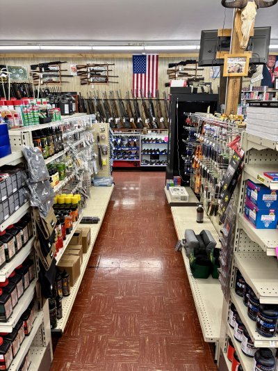 Store shelves 