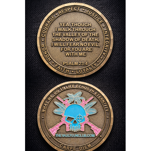 Psalm 23:4 Tactical Faith Challenge Coin – The Vault Gun Club