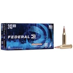 Federal Power Shok 243WIN 100GR JSP 20CT