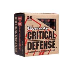 Hornady Critical Defense 9mm 115GR FTX 25CT