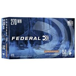 Federal Power Shok 270WIN 150Gr JSP 20CT