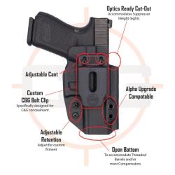 C&G Holsters Glock 19/23 IWB RH