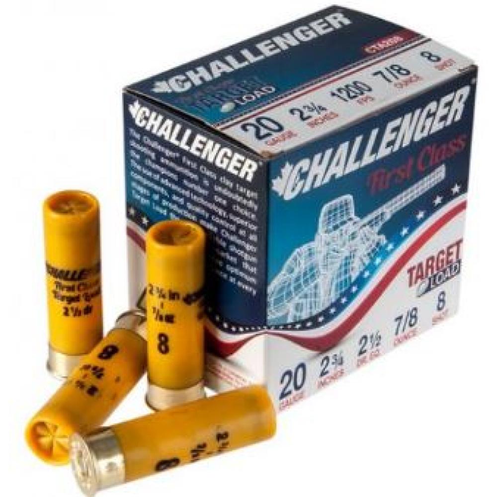 Challenger 20GA 2 3/4" 7/8OZ #8 25 CT