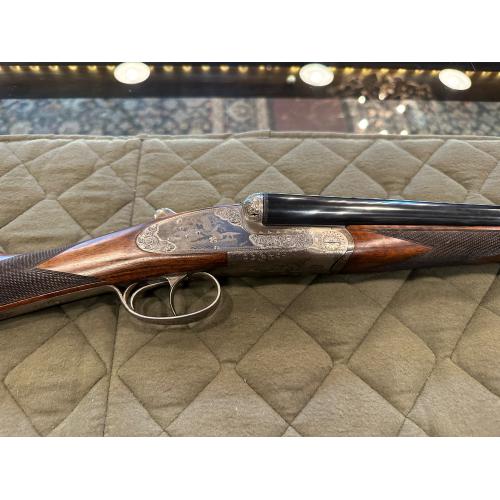Griffin & Howe Round Body Side by Side Extra Fin 12ga. 28" Barrel