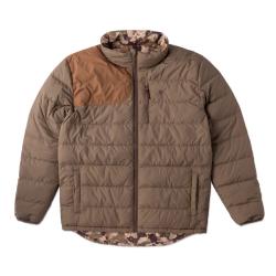 Duck Camp DryDown Jacket Reversible - PinOak/Wetland Small