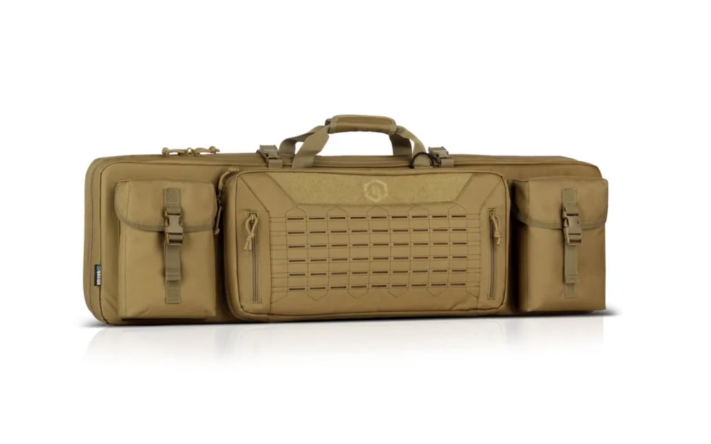 NIB Savior Equipment Urban Warfare Double Rifle Case 46" FDE-img-0