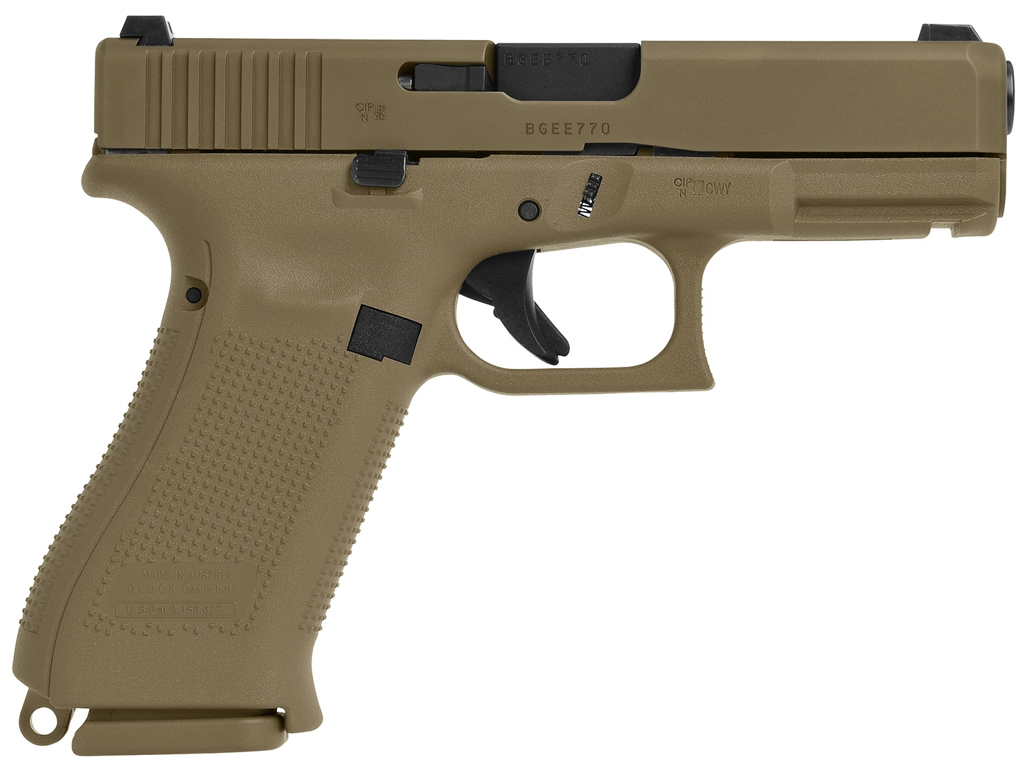 NIB Glock 19X 9MM 4.02" Barrel FDE Night Sights 1-17RD & 2-19RD Mags 19X-img-0