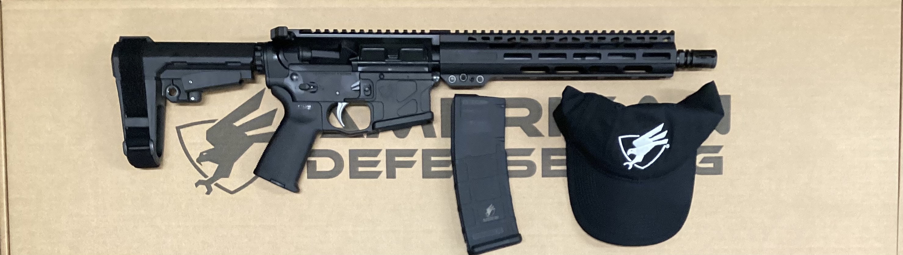 American Defense MFG UIC-15 MOD 1 5.56 NATO Pistol SBA3 ADM 11.5" Black-img-0
