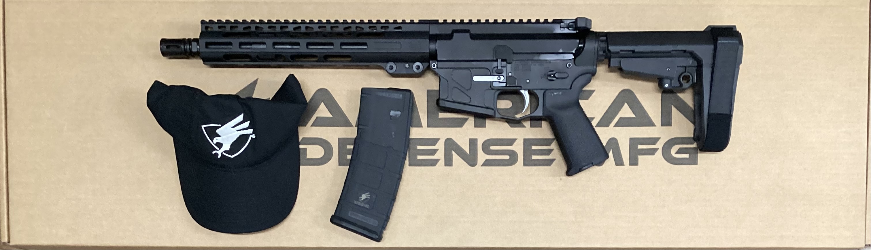 American Defense MFG UIC-15 MOD 1 5.56 NATO Pistol SBA3 ADM 11.5" Black-img-1