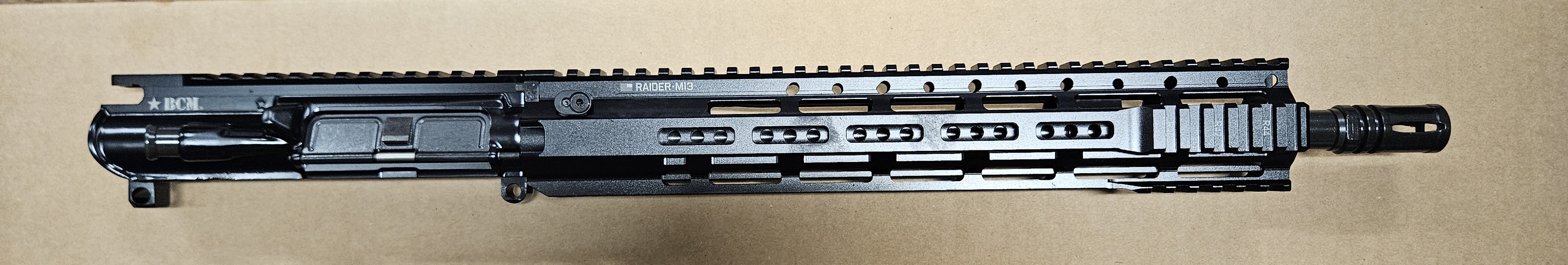 NIB BCM MK2 14.5" Barrel A2 Flash Hider Non P&W M13 Raider Rail 5.56 NATO -img-1