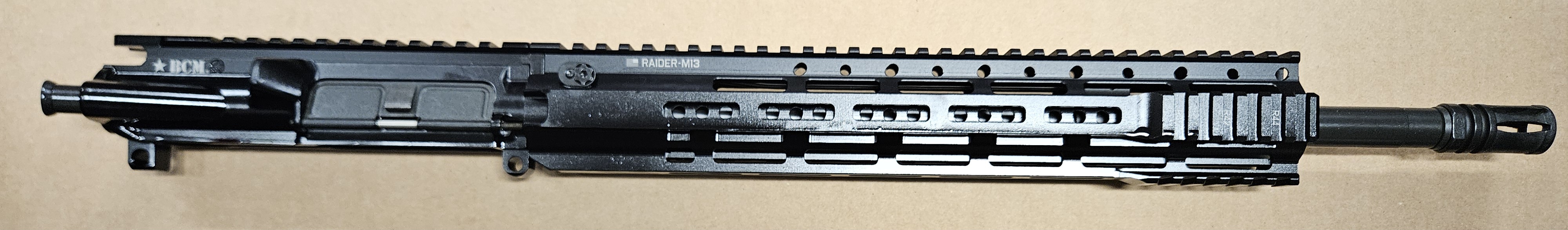 NIB BCM Upper Receiver 5.56 NATO 16" Barrel Raider M13 Threaded 1/2X28 -img-1