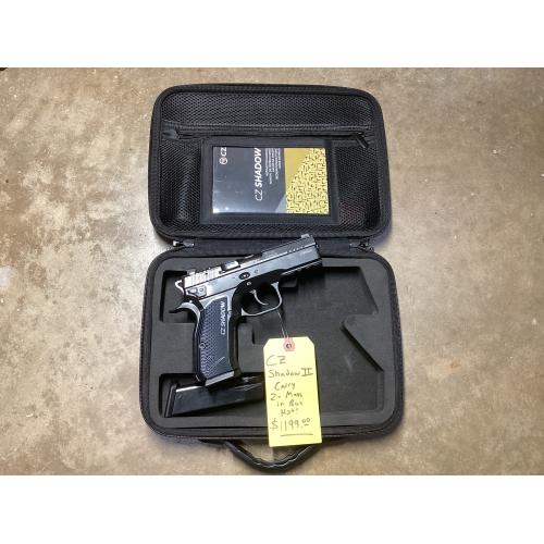 USED CZ SHADOW 2 CARRY 9mm black OR