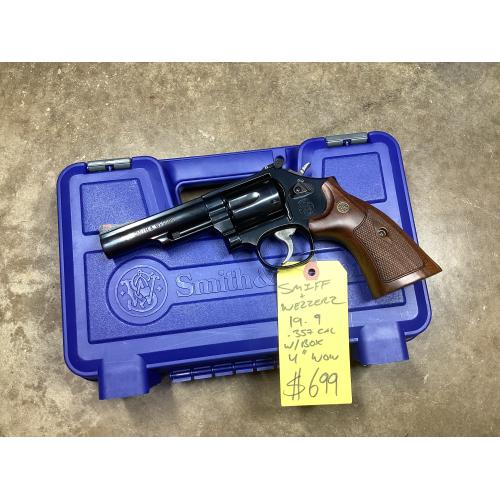 USED Smith & Wesson 19-9 Combat Magnum 357 mag