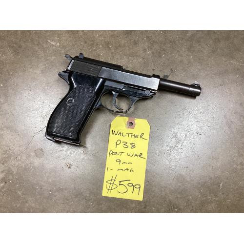 Used GermanWalther P38 Post War 9mm