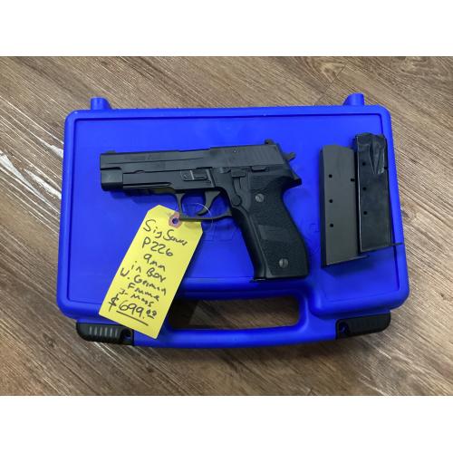 Used Sig Sauer P226 German frame 9mm