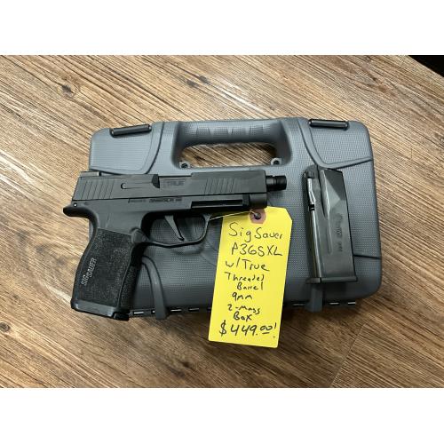 USED SIG P365 XL 9mm Threaded Barrel