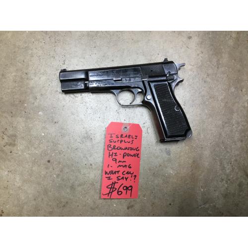 Browning Hi Power Israeli Surplus 9MM