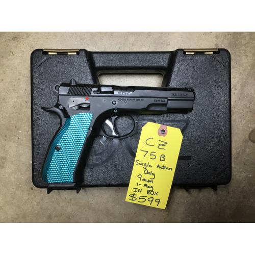 USED CZ 75B SA 9mm SAO