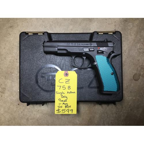 USED CZ 75B SA 9mm SAO