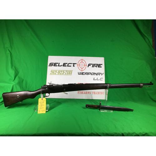 Used Turkish Mauser 8mm Mauser w/ Bayonet