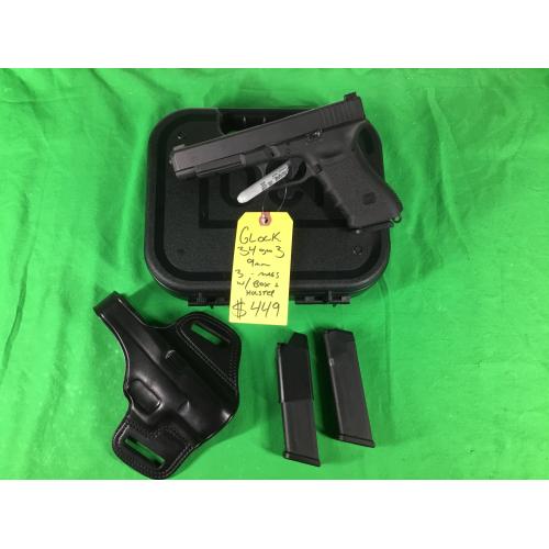 Used Glock 34 Gen 3 9mm