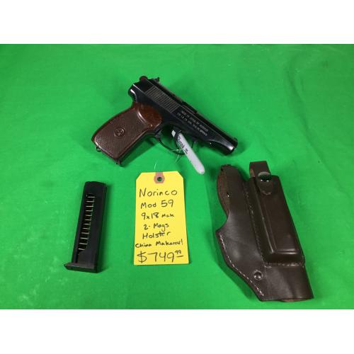 Used Norinco M59 9x18 Makarov