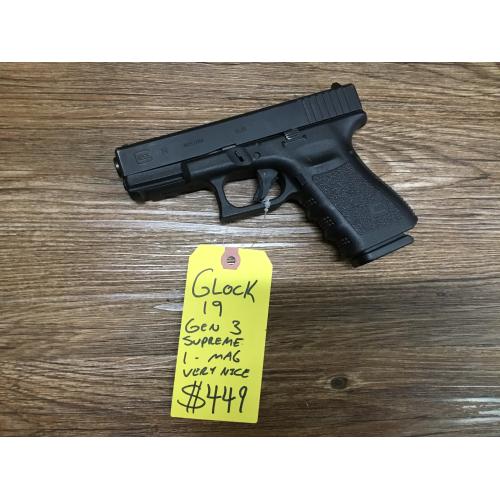 USED GLOCK 19 GEN 3 9mm